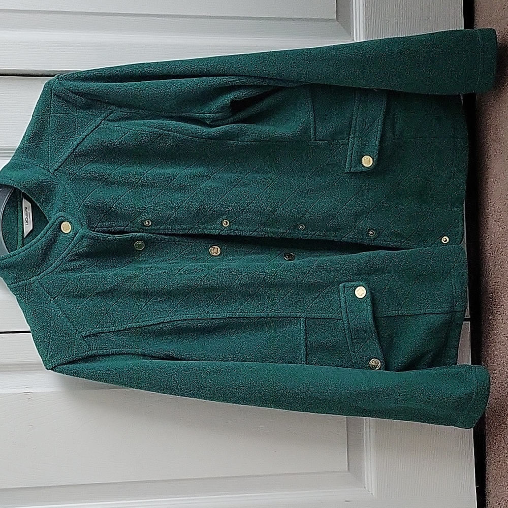 Liz Claiborne fleece button up jacket